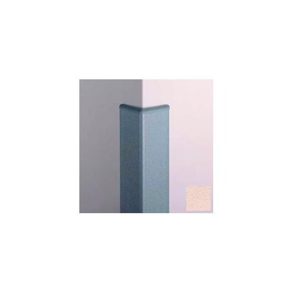 Pawling Surface Mounted Corner Guard, 90Deg, 3'' Wings, 4'H W/Caps, Ecru CG-10-4-269 - main